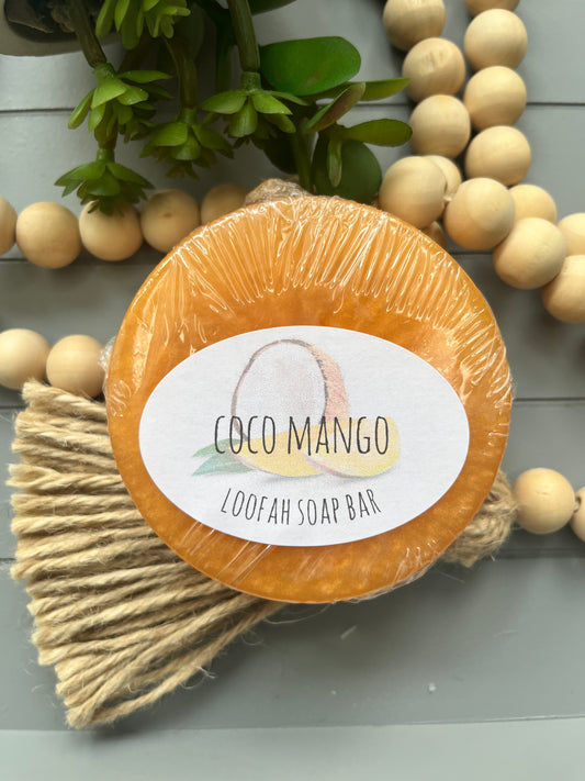 Coco Mango Loofah Soap