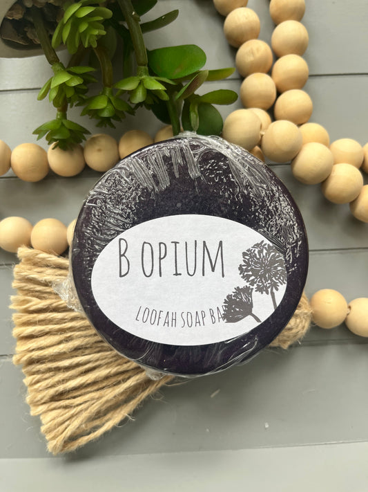 B Opium Loofah Soap