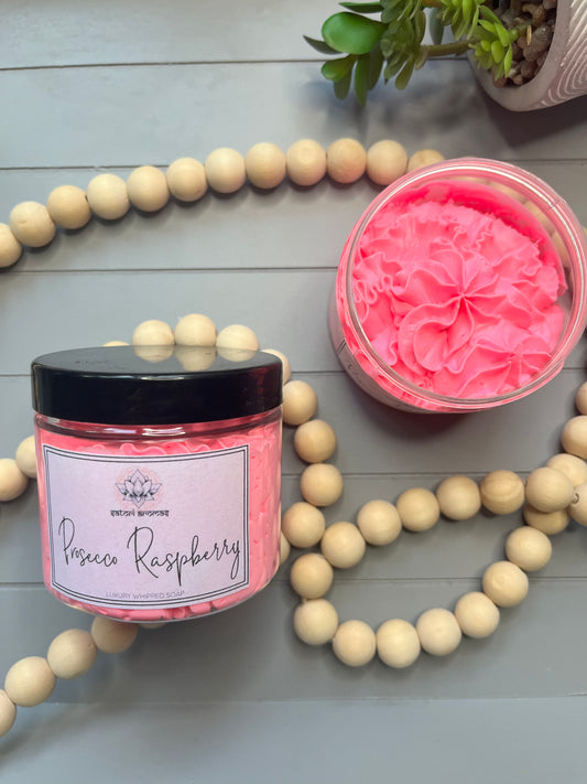 Prosecco Raspberry Whipped Soap
